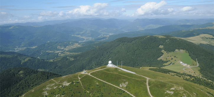 Grand Ballon, point culminant des Vosges à 22 km du gîte Gentiane
